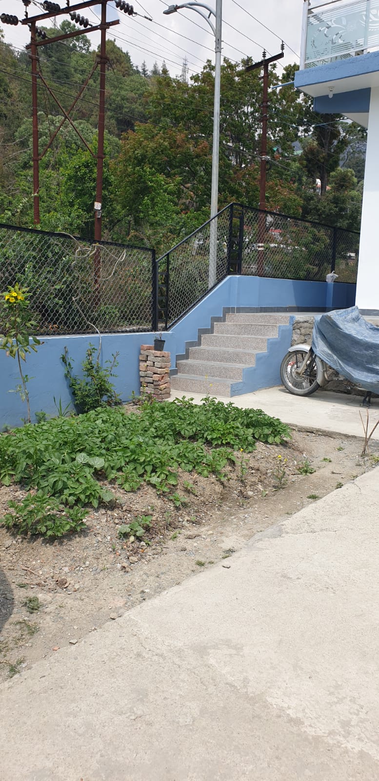Side stairs of property