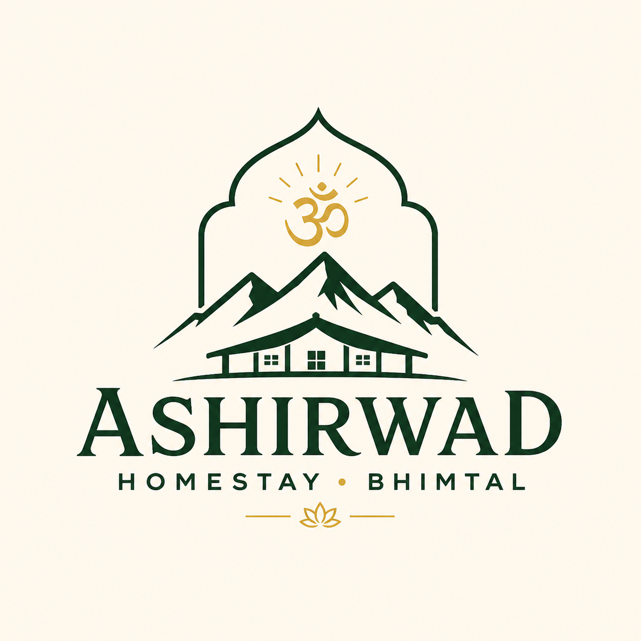 Ashirwad Homestay — Official Logo